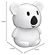 Glinrui Koala Nachtlicht Kids Nachttischlampe Lichter Dekorative Lampen, Baby-Kinderzimmerlampe Schlaflicht - einstellbare Helligkeit und Farbe/Zeiteinstellung -Mittel