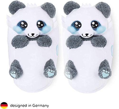 corimori 1847 (10+ designs) Panda Mei Cute Plush 3D Animal Shaped Slippers, Funny Lounge Shoes, Womens sizes 4-13 | Image 3