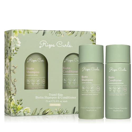 Rizos Curls Travel Biotin Wash Bundle