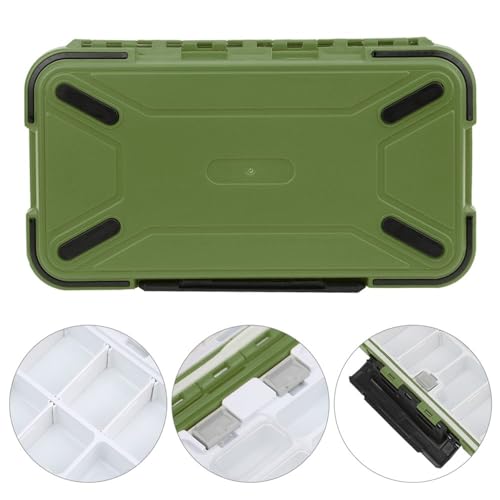 Caja Organizadora para Pesca Chiffonade con 30 Compartimentos, Plástico ABS Impermeable Verde miniatura 5