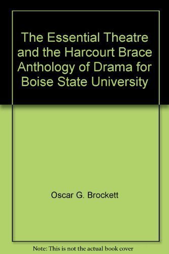 The Essential Theatre and the Harcourt Brace An... 083849367X Book Cover