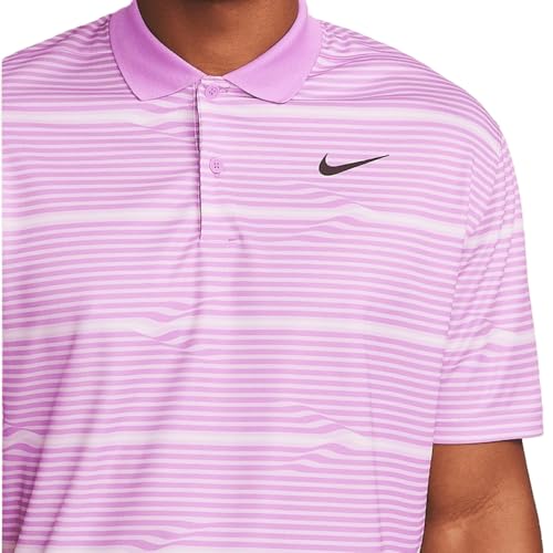 Nike Men's Dri-FIT Victory Golf Polo Fuchsia | Black (Ripple) X-Large3