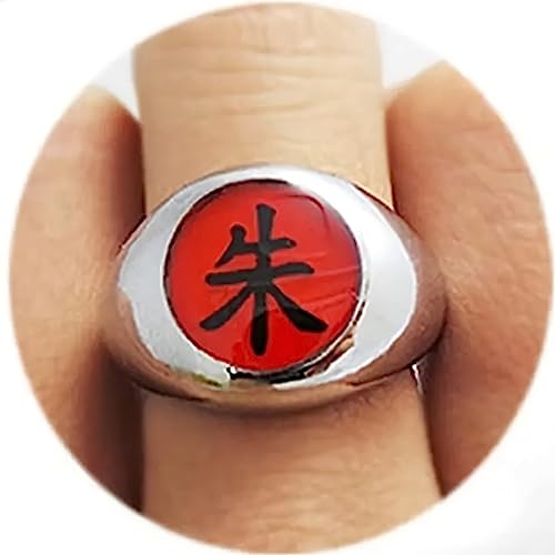 Itachi Uchiha Ring Leaf Village Cosplay Set Collectible Rings