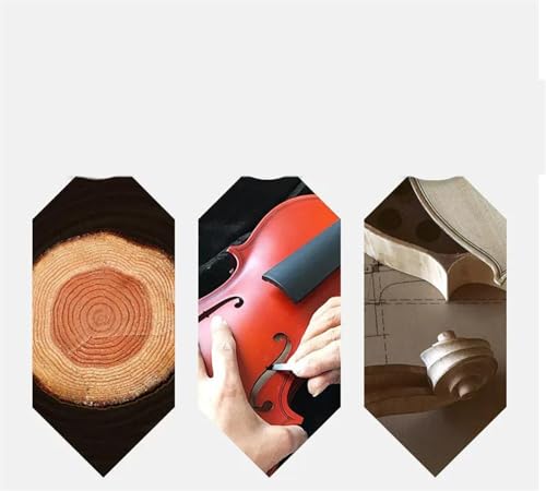 Violino 1 peça cor de madeira adulta 1/4 arco de violino artesanato violino instrumentos musicais pi