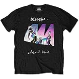 Rush Show of Hands Geddy Lee Alex Lifeson Official Tee T-Shirt Mens Unisex (Small) Black