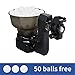ZXMT Table Tennis Ball Machine, Ping Pong Robot Machine Automatic Tennis Balls Feeder Ping Pong Robot Machine for Tennis Players Lovers Starters 40-70/Min, 4-40M/S Speed