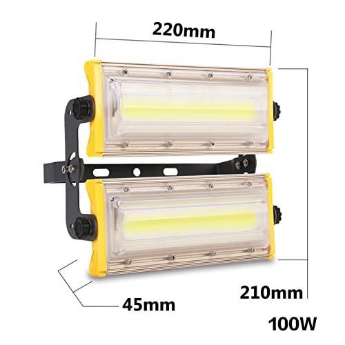 Projecteurs d'extérieur étanches 100W pour lampe éclairage jardin publicitaire