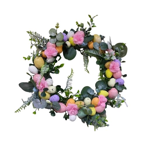 Flores artificiales duraderas para una puerta de entrada alegre en Pascua 6