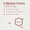 PROTOCOL FOR LIFE BALANCE 5-Methylfolate 1,000mcg - Superior Methyl Folate Bioavailability - for Brain Support - Folate Supplement for Women & Men - Kosher & Vegan - 90 Tabs
