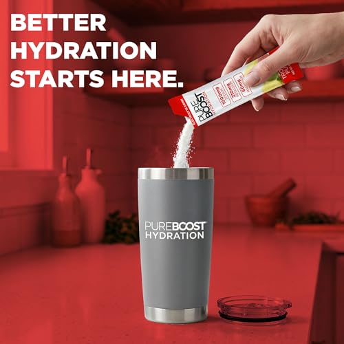 Image of Pureboost Sugar-Free Electrolyte Hydration Packets, Tropical Punch 14ct