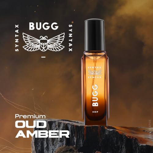 Image of BUGG Syntax By Riya Perfume for Men | 20 ml | Long Lasting | Rosy, Woody Oud & Amber Scent | Ideal Gift For Men | Eau De Parfum