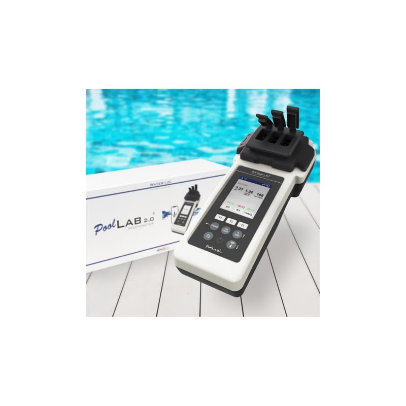 SuperPack Testeur électronique - Photomètre Water ID PoolLab 2.0 + Kit Recharge + Cuvette de Rechange