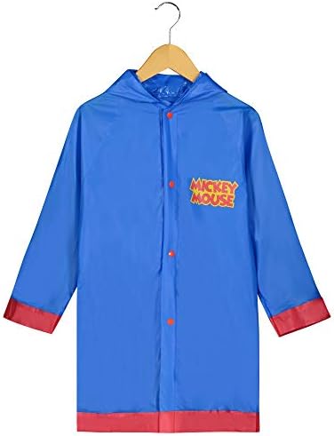 Disney Mickey Mouse Boys Blue Rain Slicker - Size Medium, 4-5