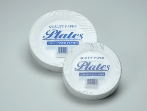Paper plates 15cm, 6" Pack of 100