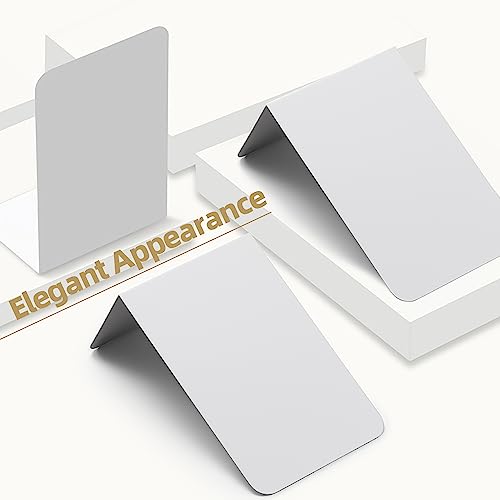 Qualsen 8 Pezzi Fermalibri, Bianco Fermalibri per