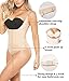 SHAPERX Women Shapewear for Tummy Control Open Bust Bodysuit Thong Slimmer Body Shaper, SZ7095-Skin-XL