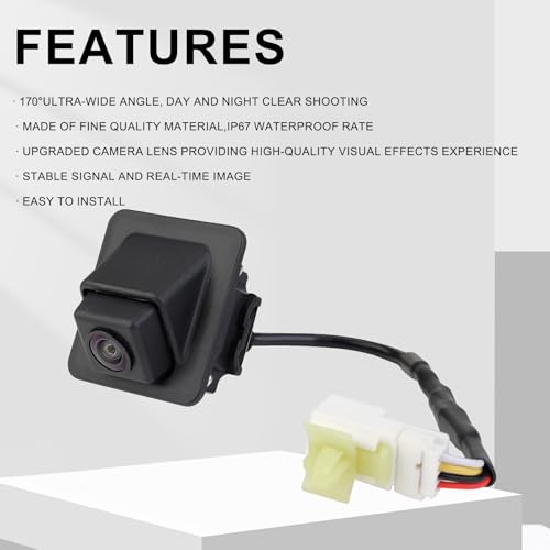Image of Rear View Backup Camera Compatible with 2011 2012 2013 Hyundai Elantra Park Assist Camera Replaces # 957503X105