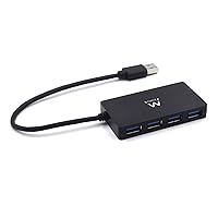 Ewent HUB USB 3.0 Super Speed 5Gbps a 4 porte incluso alimentatore 10W per Notebook