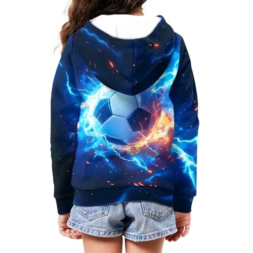 Image of Biyejit Kids Novelty 3D Graphic Printed Hooded Sweatshirt