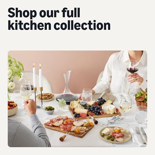 Image of Amazon Basics Glazed Stoneware Appetizer Plates, Ceramic 4-Piece Set, Microwave, Dishwasher and Freezer-Safe, Stain-Resistant, 6.7 in., Linen Gray