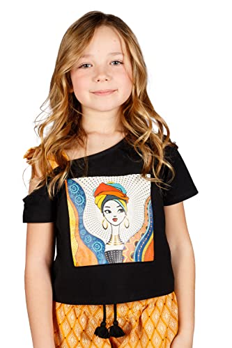 Charanga Calagro T-Shirt, Negro, 5-6 Girls Cover