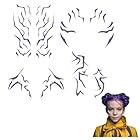 Temporary Tattoos, Rumii Tattoos Cosplay Tattoos Stickers, Waterproof Stickers Demonn Hunterrs Stickers Cosplay Props Accessory