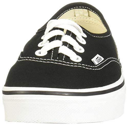 Vans Vans Womens Authentic Canvas Lace Up Sneakers Casual Plimsolls Shoe - Black - 5