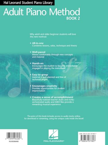 Adult Piano Method - Book 2 | Piano Lessons for Beginners with Solos, Theory and Technique | Includes Online Audio by Phillip Keveren | Hal Leonard Educational Songbook - Image 2