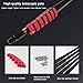 YNITJH Water Fed Pole Kit Extension Pole,Window Washer Wand,Outdoor Window Cleaner Brush Solar Panel Cleaning Tool Washing Tool Tall Window Glass Cleaning Poles Telescopic Water Fed Brush,10.8m/36FT