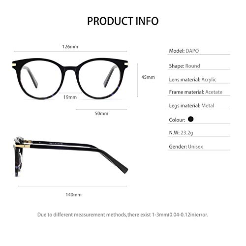 Image of OCCI CHIARI Womens Eyewear Frame Stylish eyeglasses with Non-prescription Clear Lens