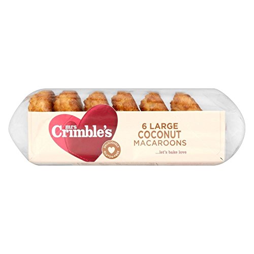 Frau Crimble ist frei von 6 Large Kokosnuss-Makronen 250g