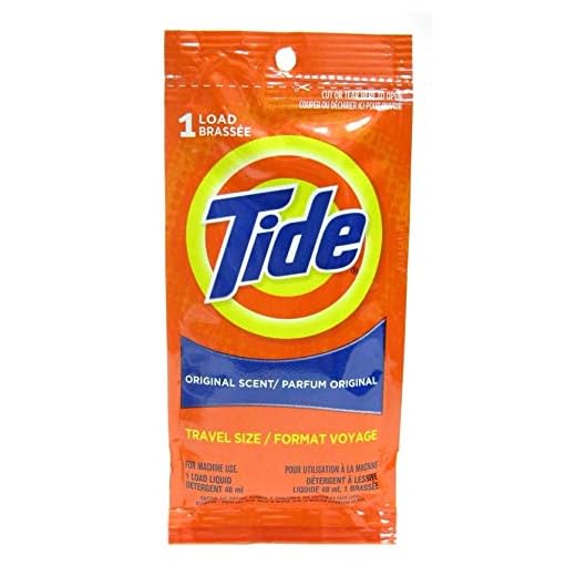 How to clean your clothes in a luggage bag Tide Original Scent Detergent Liquid