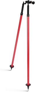 Thumb Release Bipod with Center Entry Head Poles Saver Clamp,Aluminum Surveying Tripod Bipod for Prism Poles Surveying or GPS Poles of Total Station GPS GNSS - Mountlaser