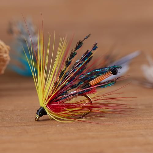 Bassdash Fly Fishing Wet Flies For Trout Salmon Fishing Nymphs Streamers With Fly Box thumb #4