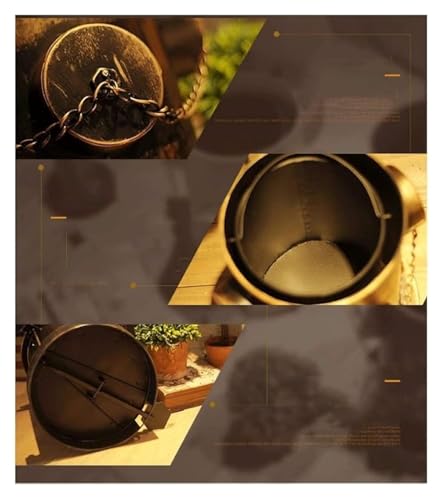 Cubo de basura retro tipo boca de incendios para salones y cafeterías 7
