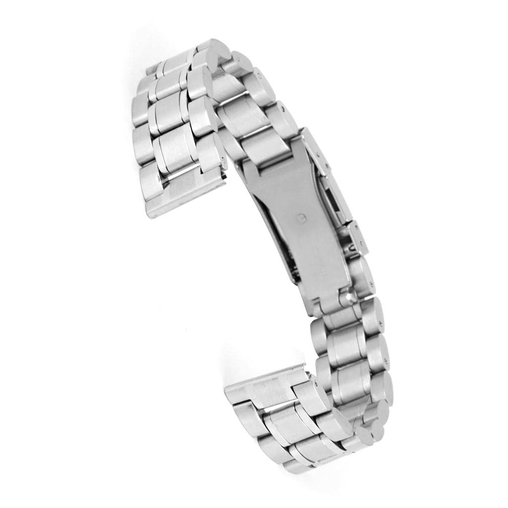 CALANDIS® Set Of 5PCS Stainless Steel Metal Straight End Watch Band Strap With Spring Bars 16mm Silver | 1 x Metal watch band 4 x Spring bars (B09ZTYMHP4) Amazon Price History, Amazon Price Tracker