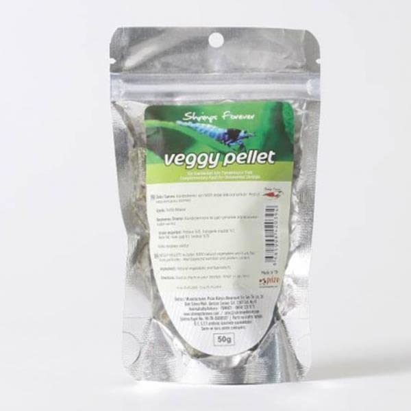 Shrimps Forever Veggy Pellet Doğal Karides Yemi 50gr