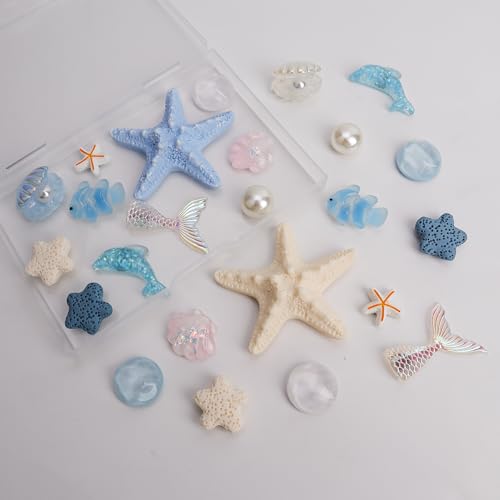 24 imanes decorativos tema playa para refrigerador miniatura 5