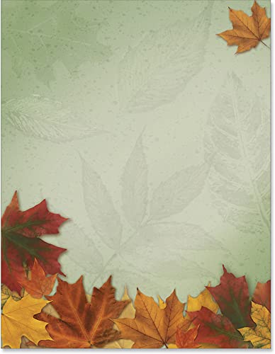 PaperDirect Fall Breeze {[_[y[p[ 8.5C` x 11C` H̕[ J[h ҏ `V 莆 j[X^[ XNbvubN wZrWlXp 25