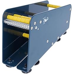 Dispensador Titiz TE-Office Dispensador de etiquetas de acero para etiquetas adhesivas, dispositivo de mesa manual hasta 75 mm