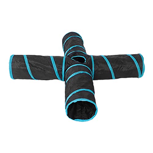 Túnel para gatos plegable para entretenimiento en terrazas e interiores