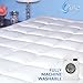 Pure Brands Full Mattress Topper & Mattress Pad Protector in One Quality Plush Luxury Down Alternative Pillow Top Make Your Bed Luxurious 18