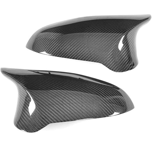 Capuchons de rétroviseurs en carbone pour BMW véritable fibre look sport élégant