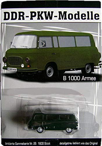 vielesguenstig-2013 DDR Pkw Modell Sammlermodell Barkas B1000 Armee NVA...
