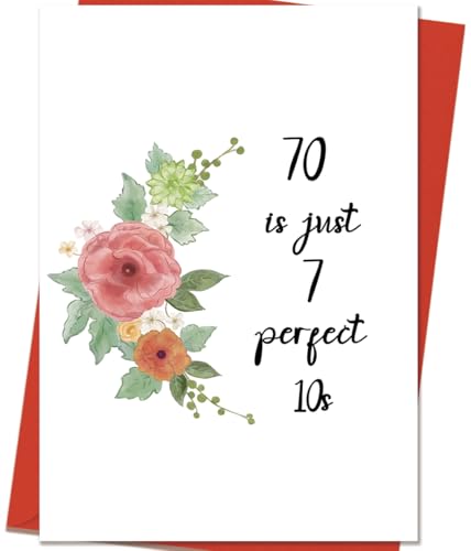 Mcduldul Funny 70th Birthday Card Gifts for Women |...