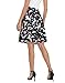 HDE Skirts for Women - Midi Skirt Skater Skirt Knee Length High Waist Fun Prints Unicorns and Rainbows - L