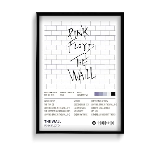 Image of Pink Floyd Music Poster 13x19 Inch Unframed | 300 GSM Matte Board Paper with Peel & Stick Tape Included | Rock Band Wall Art Dark Side | Posters for Wall | Home Decor | Wall Decor Items | Room Decoration Items