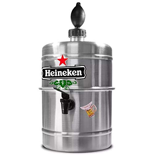 Chopeira Portátil Chopp 5,1 Litros - Alumínio Heineken Gelada até 4 horas