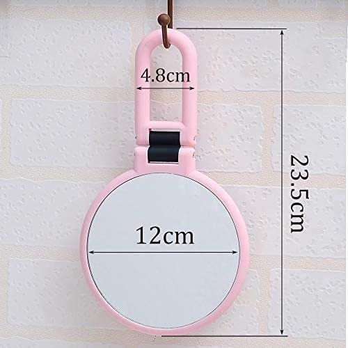 Miniatura 5 de Espejo de aumento 15X, espejo de mano, espejo de maquillaje pequeño de doble cara con aumento de 1 x 15X, mango ajustable, espejo de viaje de