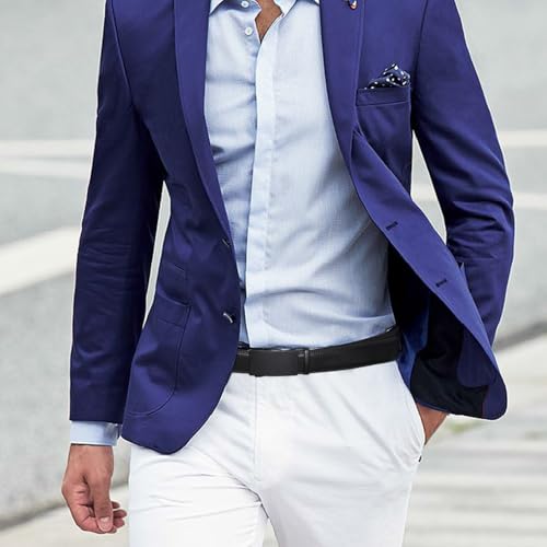 New leather belt men's young people automatic buckle fashion casual cowhide belt comfortable outdoor sports elastic4